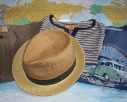 New Summer 2017-18 collection from Logan, in-store from July 2017. Choose your smart -casual menswear this summer from our great range of classic favourites, new Organic Cotton items and brand new accessories.
Our versatile Taylor woven trilby hat with inner drawstring $39.99